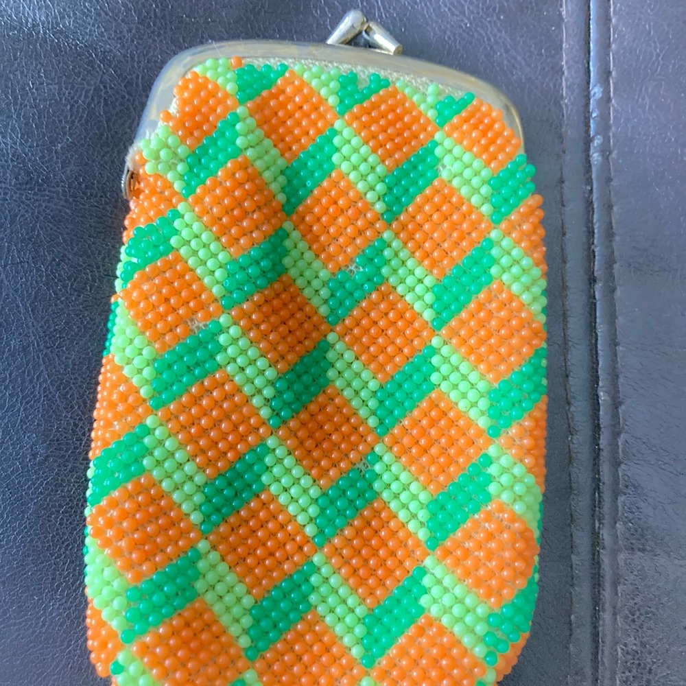 Vintage beaded case Rare